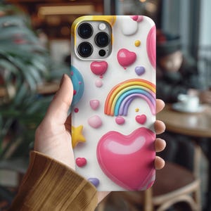 Vibrant Rainbow Pride iPhone Case LGBTQIA+ Durable Phone Cover