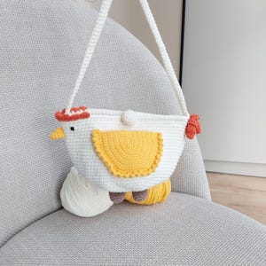 Garntasche, Stricktasche, Tasche für Kinder, kleine Mädchen Tasche, Tierförmige Tasche, Baby-Dusche-Geschenk, Geburtstagsgeschenk für Mädchen, handgemachte Tasche, Öko-Tasche