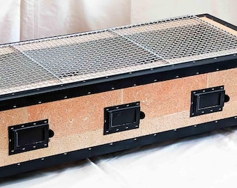Yakitori Grill Japanse barbecue Hibachi Konro: diatomeeënaarde, 92 x 35 cm