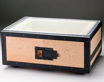 Yakitori Grill Japanse barbecue Hibachi Konro: diatomeeënaarde, 49 x 38 cm