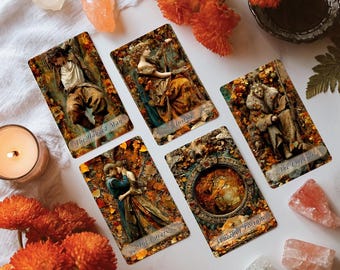 Autumn Adventure Tarot with Guidebook: Where Ancient Trees Hold Tomorrow's Secrets