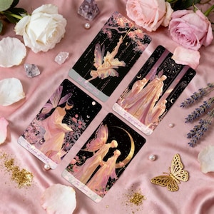 Tarot Deck, Tarot Card Deck with Guidebook, 78 Cards, Oracle Deck, Dreamy Elf Tarot Deck