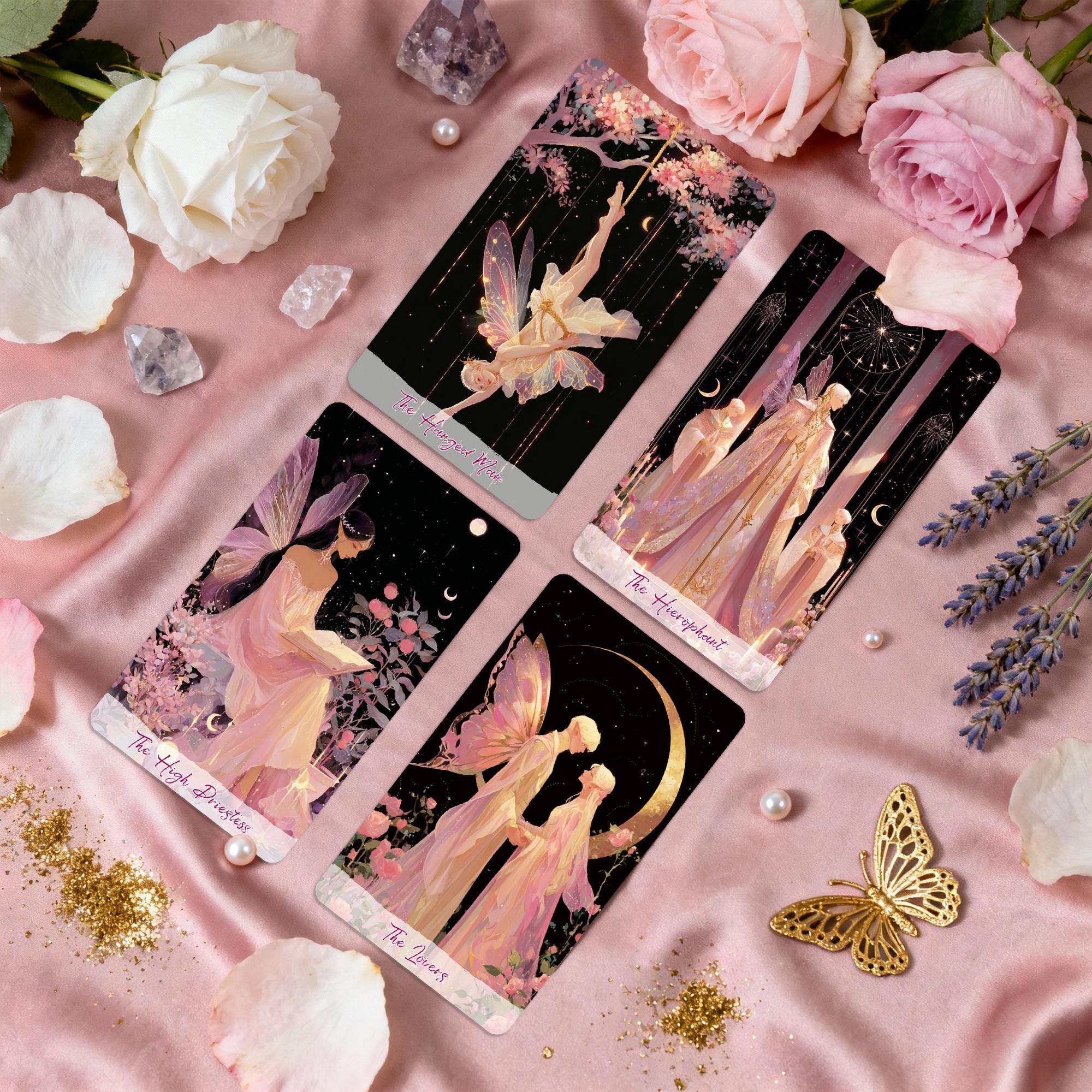 Pink tarot deck - Etsy 日本