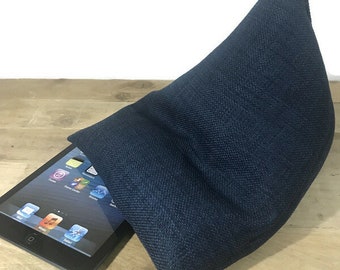 ipad Pillow, Kindle Tablet Cushion, Navy Blue - Arthritis Aid