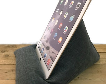 Grey Ipad Pillow - Kindle Cushion - Arthrtis Aid