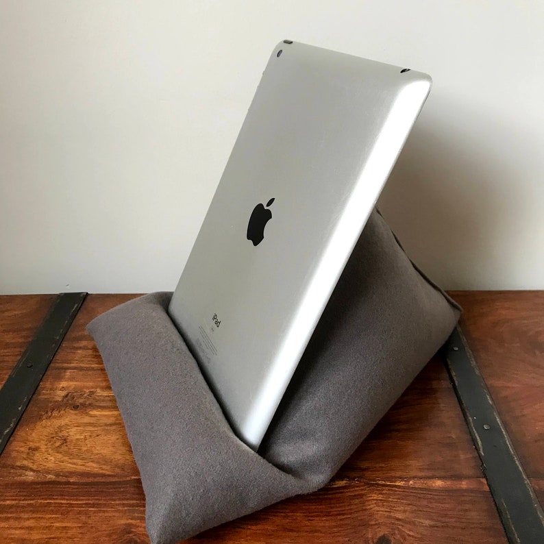 Ipad pillow Tablet Prop Kindle Cushion. Zoom Prop Grey Etsy