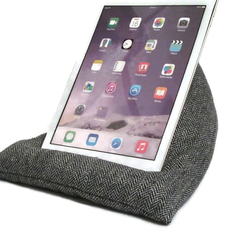 Ipad Pillow Kindle Tablet Cushion Book Stand 100 English Etsy