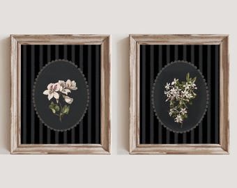 Vintage Flowers Digital Wall Art Print, flower Poster, Decor for Home