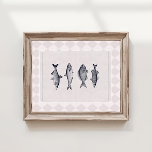 Fish Digital Print - Home Decor, Animal Lover Printable, Fun Fish Themed Home