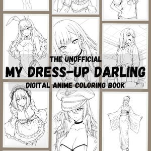 my dress up darling black and white Gvavaya Anime Cosplay My Dress-Up Darling S2 Marin Kitagawa Black Bunn