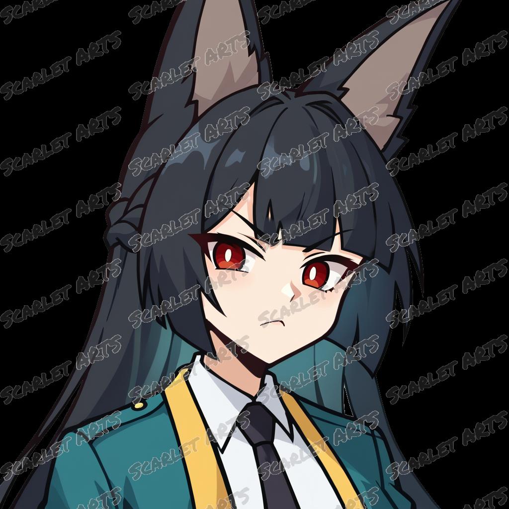 Miyabi Hoshimi Zenless Zone Zero Emotes / Stickers - Anime Chibi