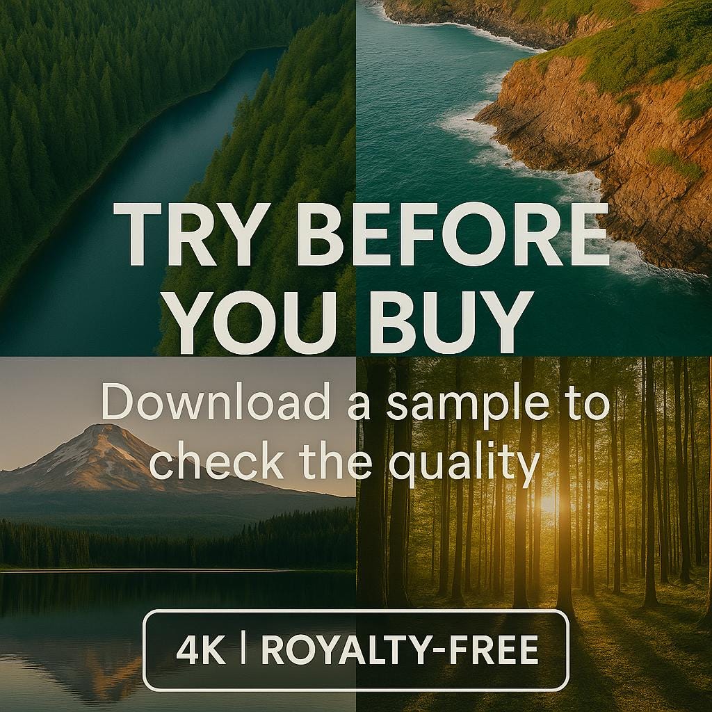 22GB Nature Footage Pack | Storytelling & Social Media Videos | Royalty ...