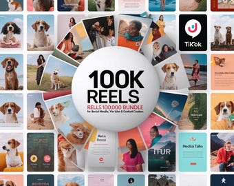 100,000+ Viral Reels Bundle: Luxury, Gaming, Motivational (PLR MRR)