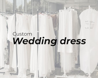 Abito da sposa su misura – Elegante abito da sposa, fatto a mano