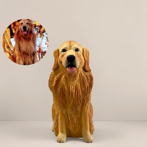 Figurine de chien en bois sculptée à la main personnalisée | Cadeau personnalisé souvenir pour animal de compagnie en cas de perte de chien