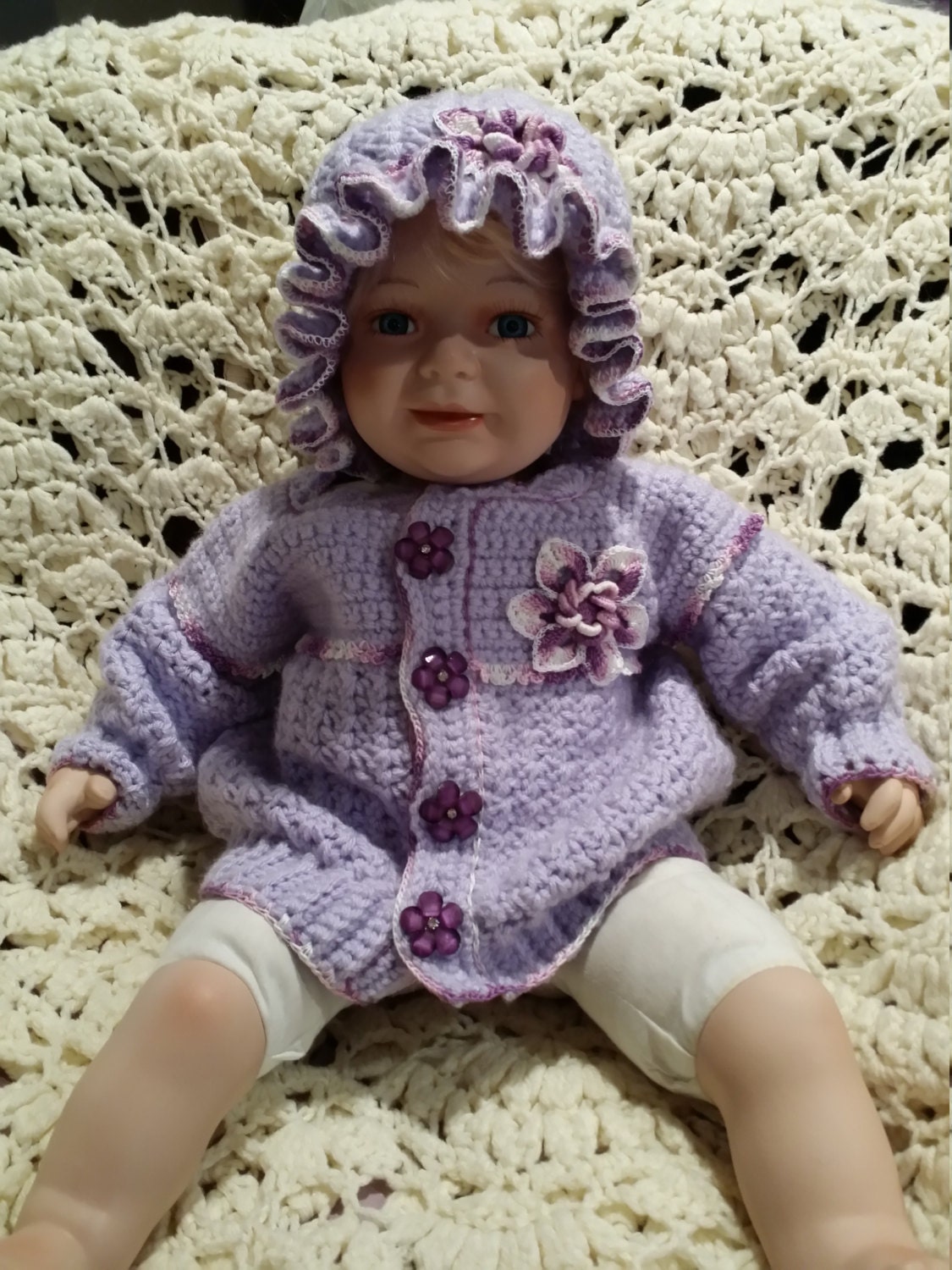 Handmade Baby Girl Fall Sweater Etsy