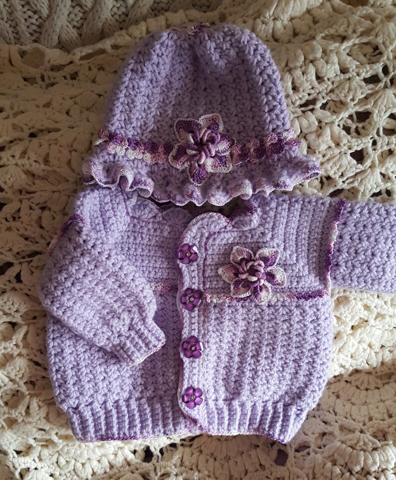 Handmade Baby Girl Fall Sweater Etsy