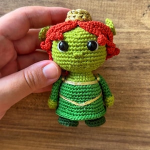 Crochet Ogre Princess Doll Pattern, Green Ogre Princess Amigurumi Pattern PDF, Crochet Gift Idea