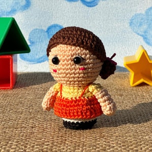 Crochet PDF Pattern Downloadable, Amigurumi Mini Doll PDF Pattern, Beginner Friendly Amigurumi Pattern