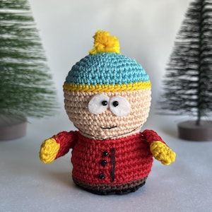 Crochet Toy Pattern PDF, Amigurumi Rude Boy Tutorial Pattern, Mini Amigurumi Gift