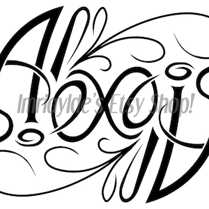 Individuelles Ambigram - Single Name