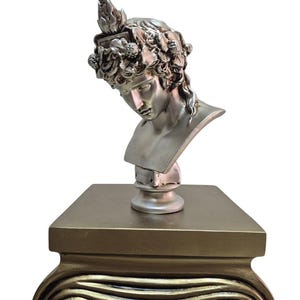 Busto de Dioniso de 27 cm (10,6 pulgadas) / Dios griego del vino / Exclusivo Dioniso Dios griego del vino / Busto vintage de Dioniso / Baco Dioniso /