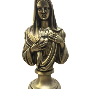 Virgin Mary Figurine 10.6 In (27cm) | Our Lady of Grace | Religious Decor | Catholic Home Altar & Prayer Corner Decor | Religious Gifts