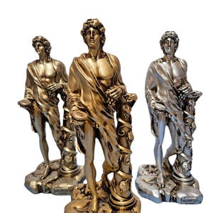 Busto de Dioniso de 24 cm (9,4 pulgadas) / Dios griego del vino / Exclusivo Dioniso Dios griego del vino / Busto vintage de Dioniso / Baco Dioniso /