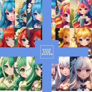 18 Hadas cartas anime.18  fairies anime cards