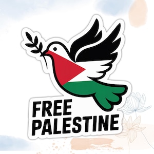 No se puede construir una Tierra Santa sobre las fosas comunes de los niños. Vinilo adhesivo impermeable para parachoques de Palestina, portátil, botella de agua.