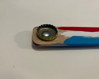 Rascador de espalda para tapones de botellas, mango para remover pintura, fabricado en EE. UU.