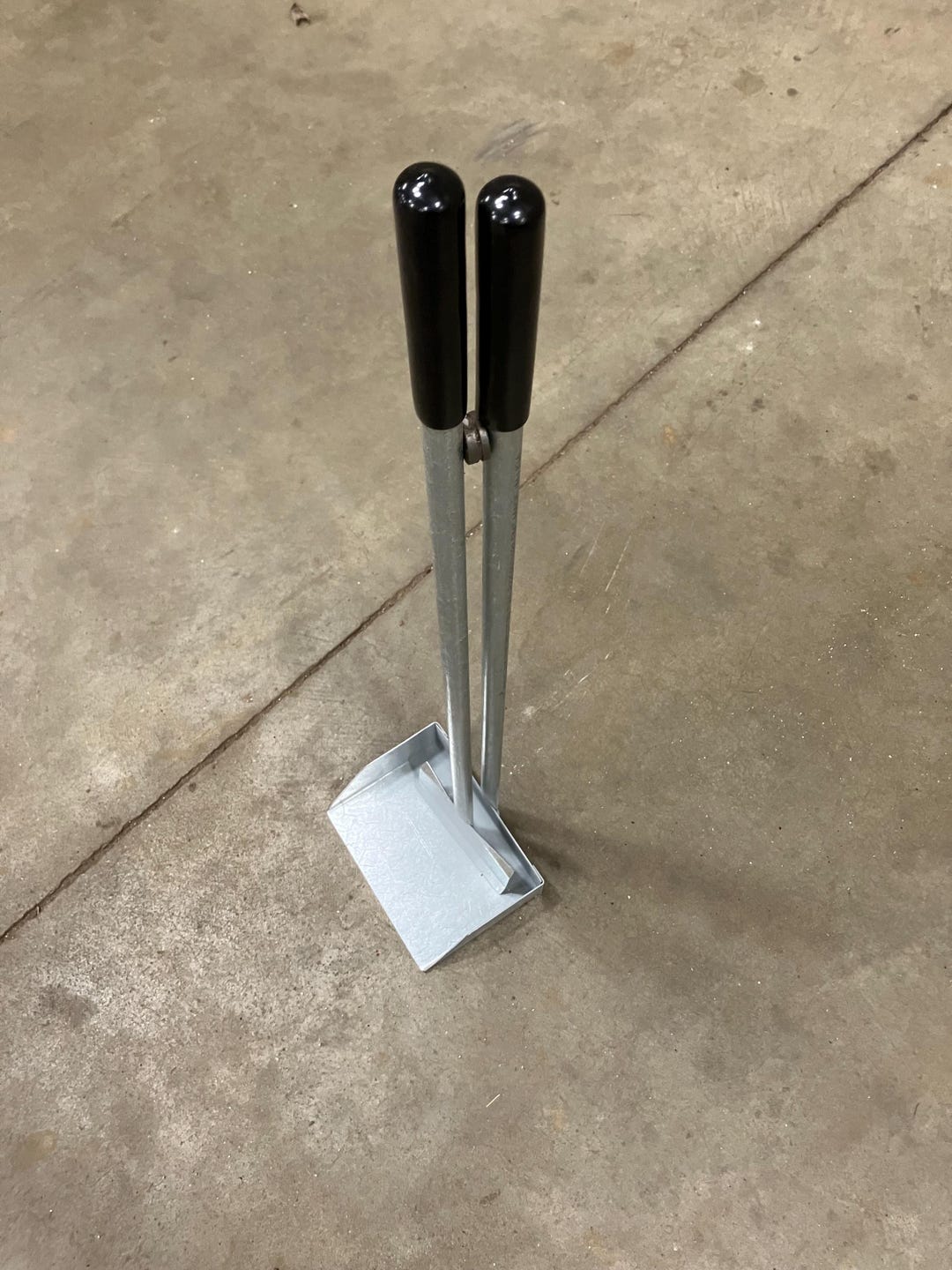 Metal Poop Tall Galvanized Steel Poop Scoop Set, With Paddle, Magnetic Storage ...