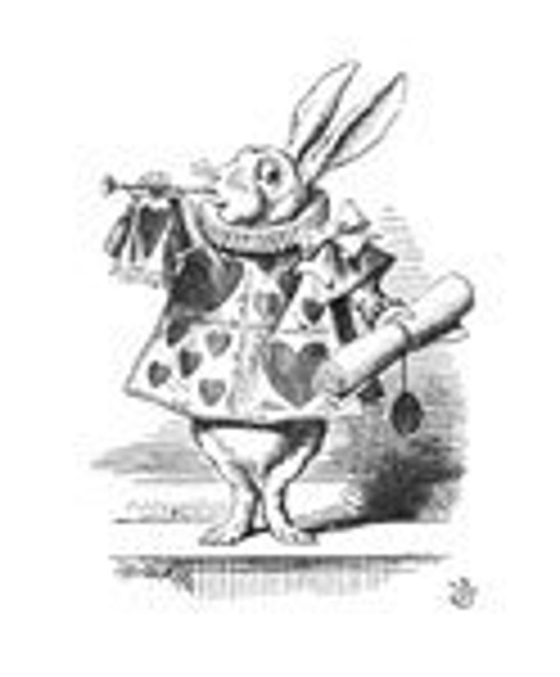 Alice in Wonderland Decal Set Original Artwork Reproduction Etsy