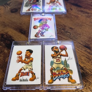 New York Knicks - Quinto titolare - Carta collezionabile artistica personalizzata - Jalen Brunson