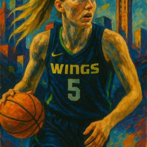 Carte à collectionner personnalisée Paige Bueckers – Ailes de Dallas | Objet de collection exclusif à la WNBA