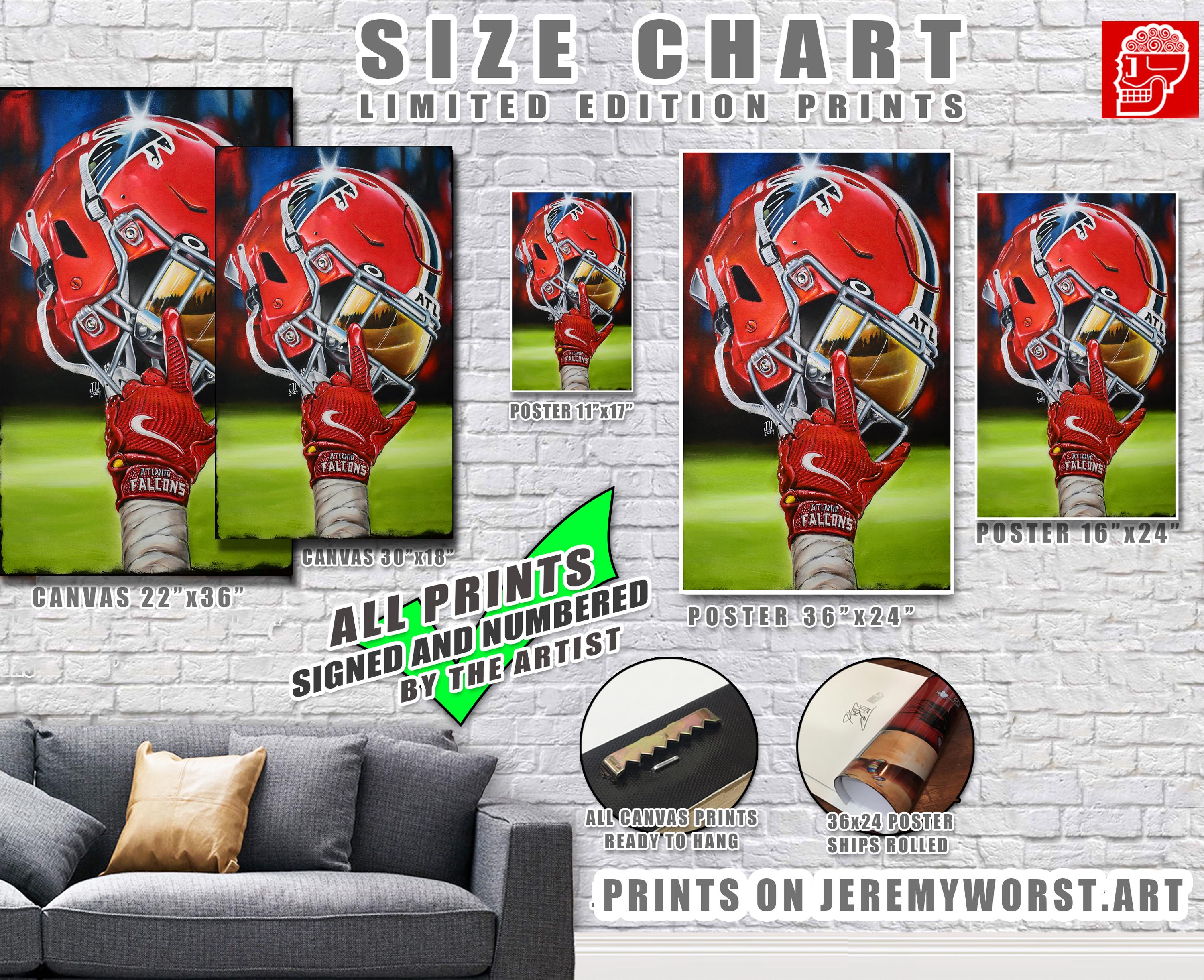 LA Football House Sports League Art Helmet Poster Jeremy Worst Los