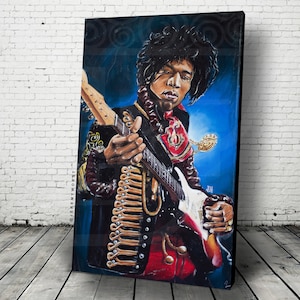 JEREMY WORST Rockstar Jim Original relationship goals Canvas Print cool guitar player legend