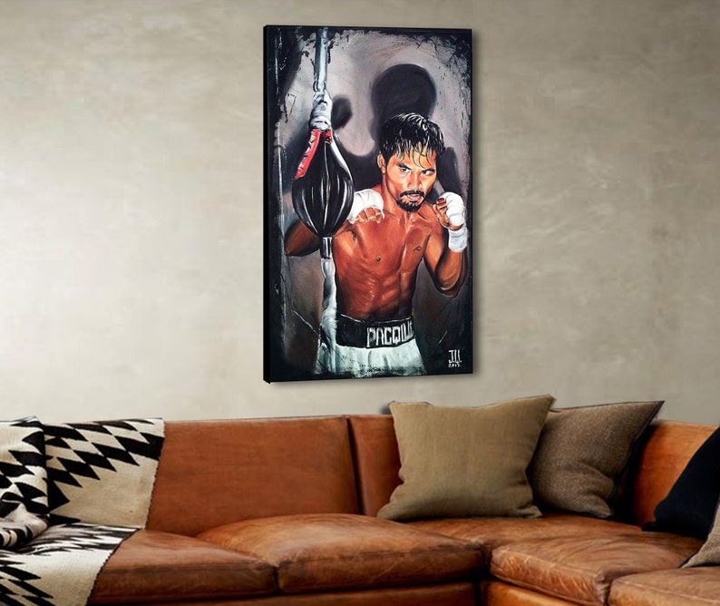 JEREMY WORST Mannny Pac Boxing Poster Prints relationship goals anime art win welterweight champion Philip pines fighting pride canvas sexy image 2