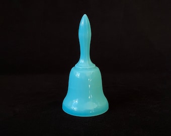 Blue Milk Glass Bell