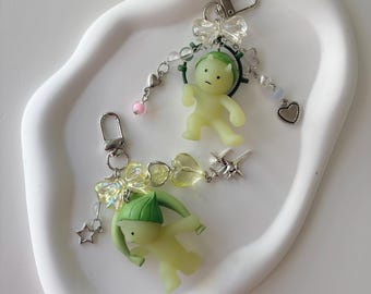 Smiski Keycahin - Museum Series - Fuzin & Raijin