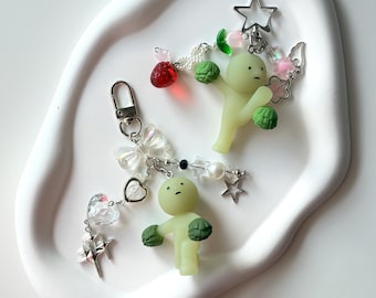 Smiski Schlüsselanhänger - Cheer Serie - Little Smiski Cheerleader