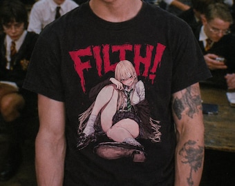 Dreck! – Malfoid Unisex-T-Shirt – Meme | Dark-Academia-Mädchen | Gothic-Schulmädchen | Eleganter Bösewicht | Geschlechtertausch | Hexenmeister