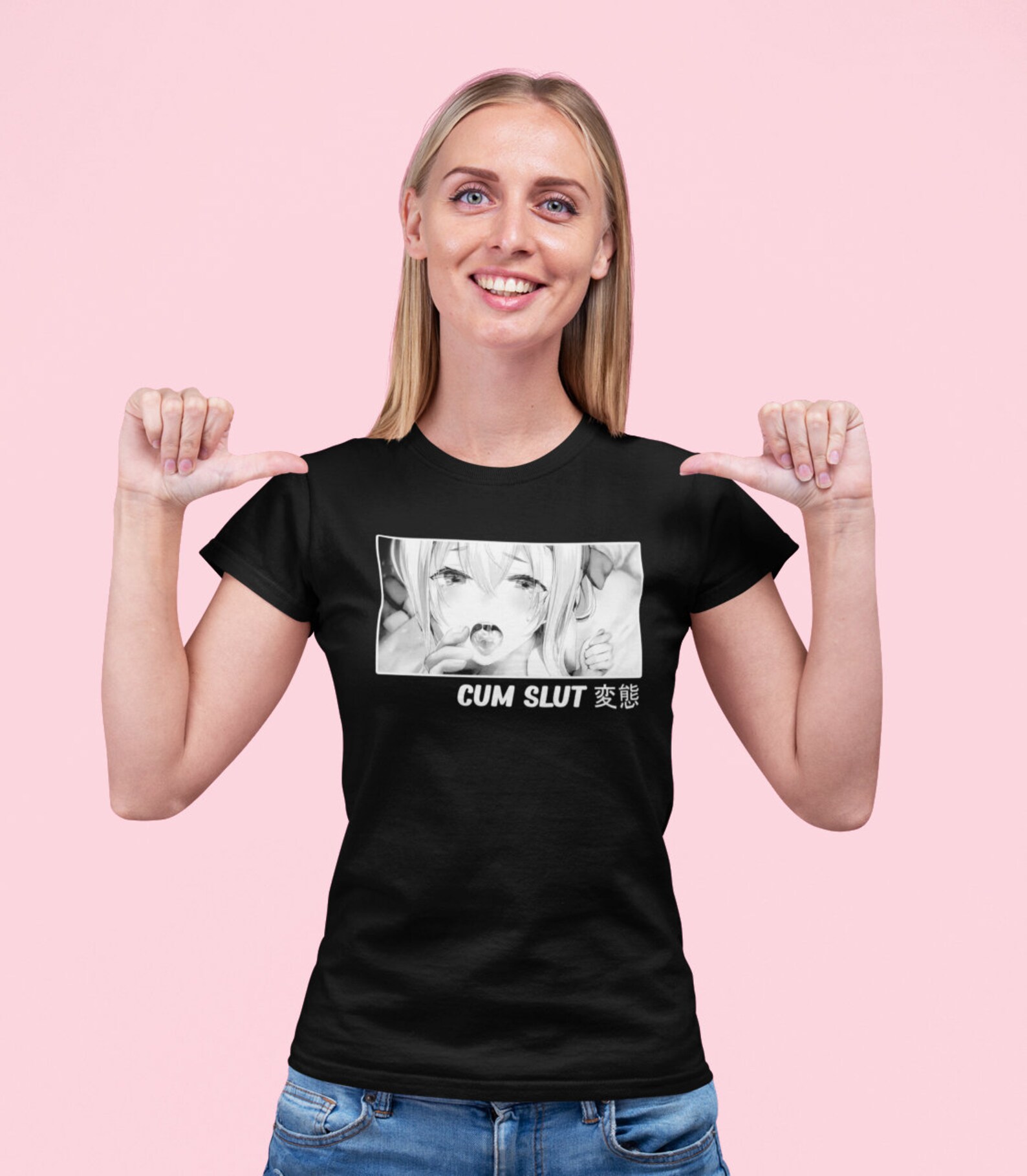 Cum Slut Women S Short Sleeve T Shirt Etsy Uk