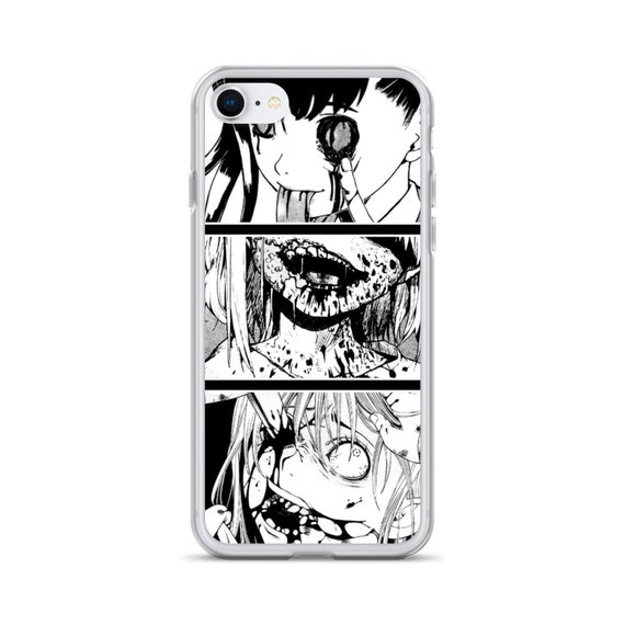 anime girl with scary eyes, t-shirt , phone cases | iPad Case & Skin