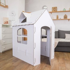 Brinquedo EcoFriendly. Papelão Reciclável. Papelão Resistente. Casa de Brinquedo Flat Pack. Brinquedo Sustentável. Decoração de Quarto Infantil. Casa de Brinquedo Infantil
