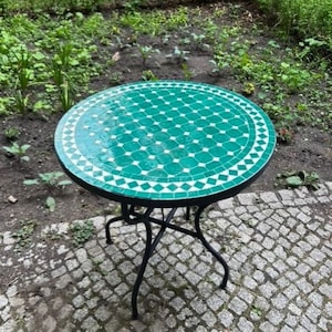 Moroccan Moorish mosaic Table Moroccan Outdoor / Indoor Mosaic Table
