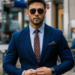 Royal Blue suit for men, two piece suit, groom suit, slim Fit Suits, Wedding and party wear suit, Men Formal Suit.