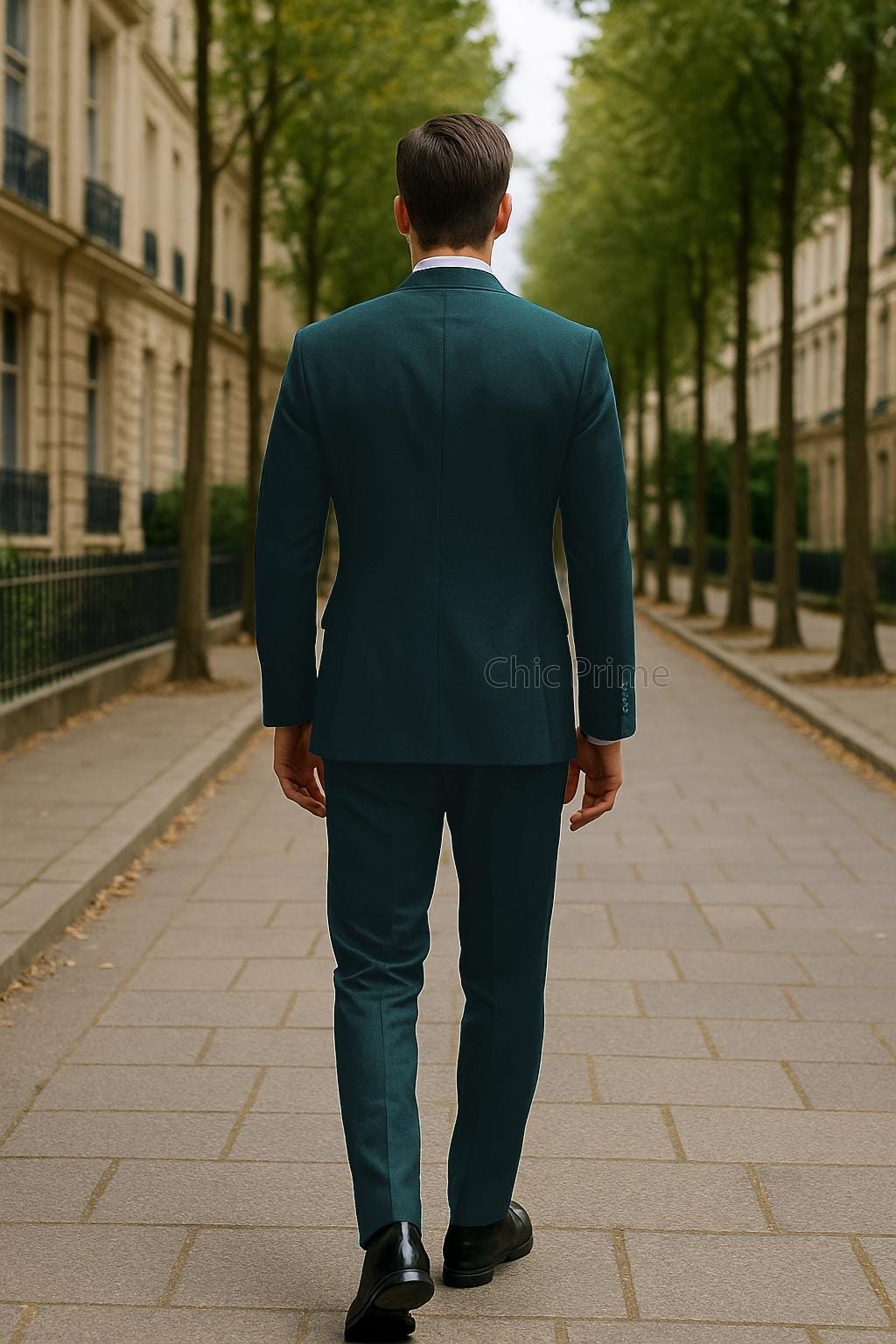 Bottle Green Suit: Slim Fit Two-piece Wedding Suit - Etsy