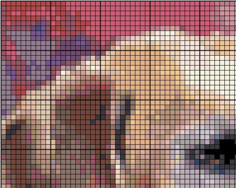 Dog Cross Stitch Pattern Printable PDF Immediate | Etsy