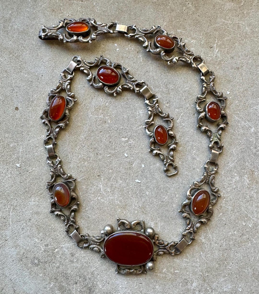 Circa 1800s Beautiful Italian Renaissance Silver Open Back